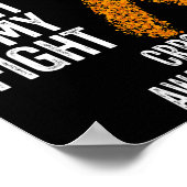 Poster Algodystrophie Le Combat De Ma Fille Est Mon Comba (Coin)