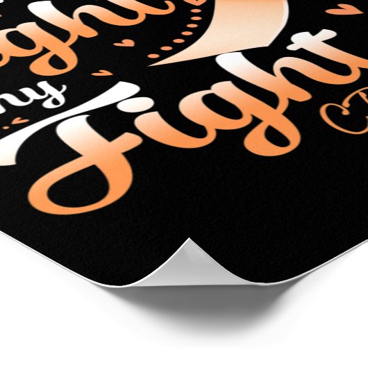 Poster Algodystrophie Le combat de ma fille est mon comba (Coin)