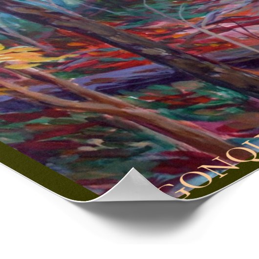 Poster algonquin parc ontario (Coin)