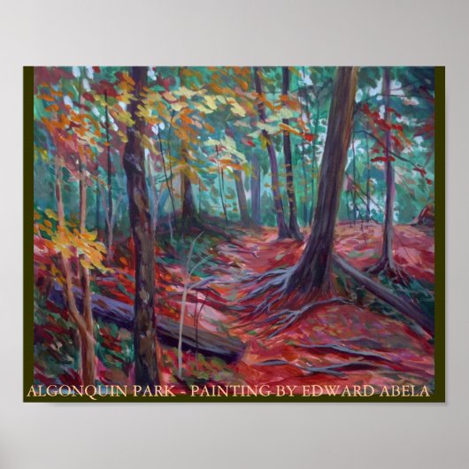 Poster algonquin parc ontario (Devant)