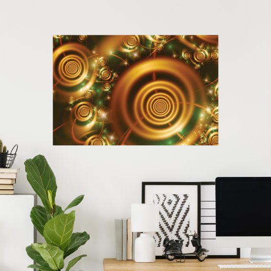 Poster Algorithme éternel. (Bureau à domicile)