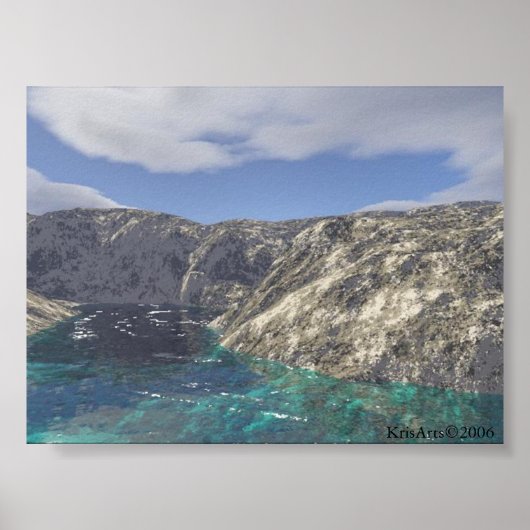 Poster algues de plage (Devant)