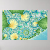 Poster Algues - Fractées (Devant)