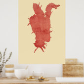 Poster Algues Pressées Original Deuxième De Quatre (Cuisine)