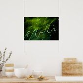 Poster Algues vertes et eau wapcn (Cuisine)