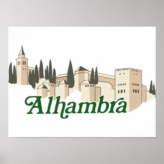 Poster Alhambra (Devant)