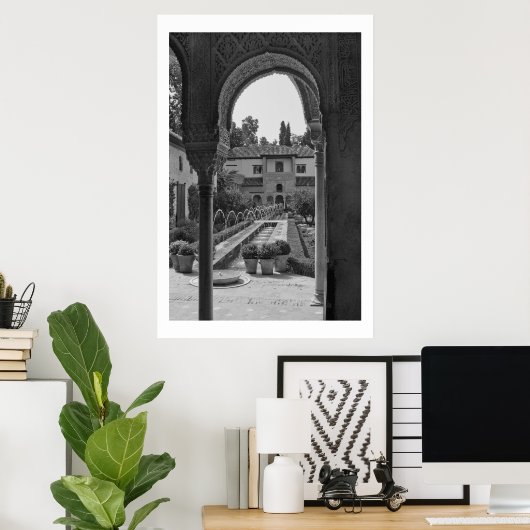 Poster Alhambra (Bureau à domicile)