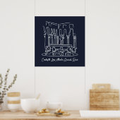 Poster Alhambra Cour des Lions 1 (Cuisine)