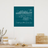 Poster Alhambra Cour des Lions 2 (Cuisine)