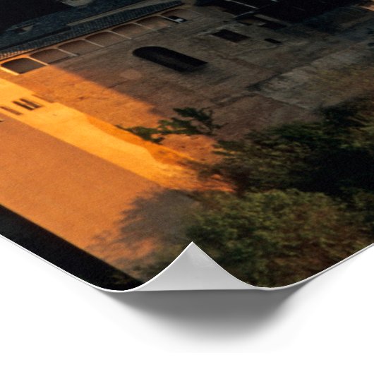 Poster Alhambra; Grenade; Andaslusia, Espagne, Sierra (Coin)