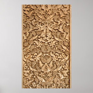 Poster Alhambra motif