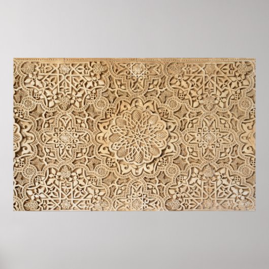 Poster Alhambra motif (Devant)