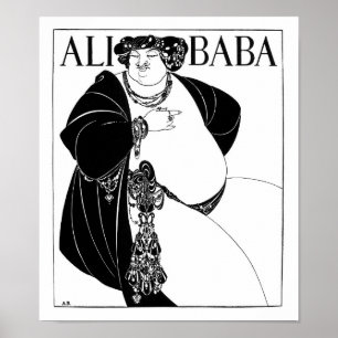 Poster Ali Baba, Aubrey Beardsley