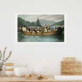 Poster Ali Pasha (1741-1822) de Janina, chasse sur le lac (Cuisine)