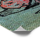 Poster Alice À Travers Le Verre Regard (Coin)