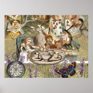 Poster Alice Adventures in Wonderland Mad Tea Party