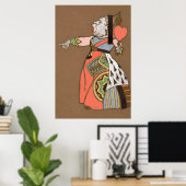Poster Alice and Wonderland Forest Character Painting-12 (Bureau à domicile)