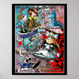 Poster Alice au pays des merveilles