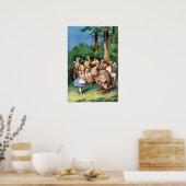 Poster Alice au pays des merveilles (Cuisine)