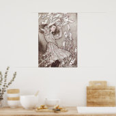 Poster Alice au pays des merveilles (Cuisine)