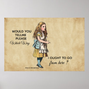 Poster Alice au pays des merveilles