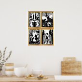 Poster Alice au pays des merveilles (Cuisine)