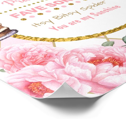 Poster Alice au pays des merveilles 1er anniversaire Stat (Coin)