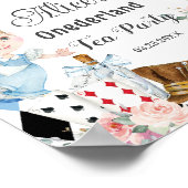 Poster Alice au pays des merveilles Anniversaire Tea Part (Coin)