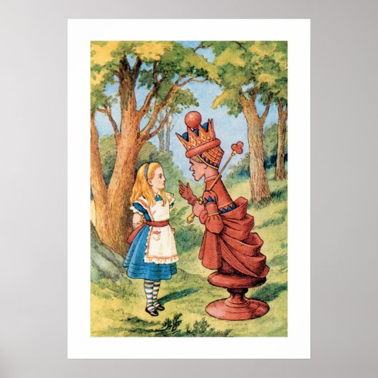 Poster Alice au pays des merveilles avec le roi (Devant)
