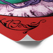 Poster Alice au pays des merveilles - Caterpillar (Coin)