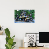 Poster Alice au pays des merveilles - Central Park NYC (Bureau à domicile)