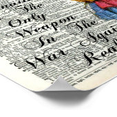 Poster Alice au pays des merveilles Cheshire Cat Dictionn (Coin)