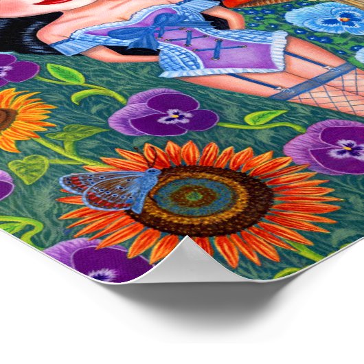 Poster Alice au pays des merveilles Cheshire Chat Chat Ch (Coin)