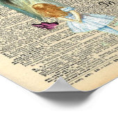 Poster Alice Au Pays Des Merveilles Citation Dictionnaire (Coin)