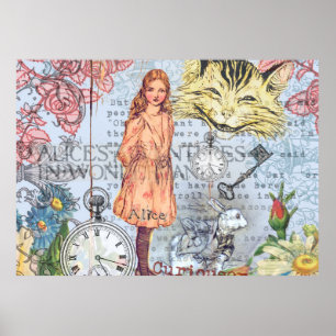 Poster Alice au pays des merveilles Classique Lapin du Ch