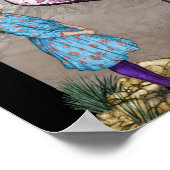 Poster Alice au pays des merveilles - Conseil de la cheni (Coin)