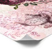 Poster Alice au pays des merveilles Élégant (Coin)