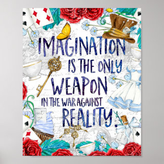 Poster Alice au pays des merveilles - Imagination