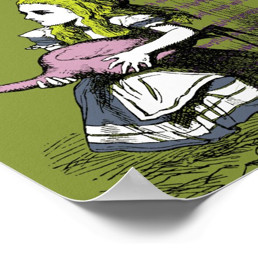 Poster Alice au pays des merveilles Imprimer (Coin)