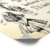 Poster Alice au pays des merveilles - Je crois en vous -  (Coin)