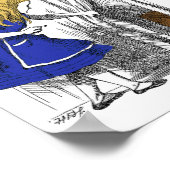 Poster Alice au pays des merveilles - La petite porte (Coin)