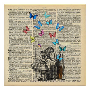 Poster Alice Au Pays Des Merveilles - Laissons Commencer 