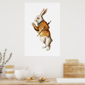 Poster Alice au pays des merveilles - Lapin blanc (Cuisine)