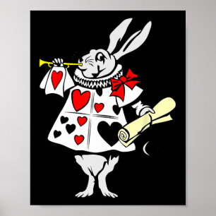 Poster Alice Au Pays Des Merveilles Lapin De Pâques Lapin