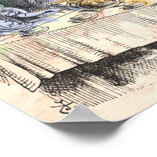 Poster Alice au pays des merveilles "Les choses les plus (Coin)