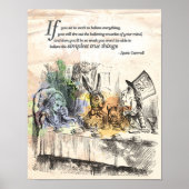 Poster Alice au pays des merveilles "Les choses les plus (Devant)