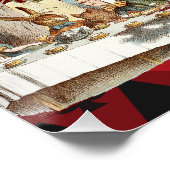 Poster Alice au pays des merveilles Mad Cheshire Chat (Coin)