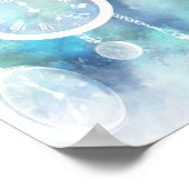 Poster Alice au pays des merveilles Montres Verticale Imp (Coin)