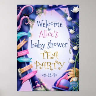 Poster Alice au pays des merveilles, parties scintillant 