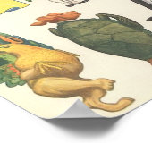 Poster Alice au pays des merveilles, poupée en papier vic (Coin)